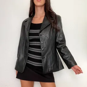 Vintage Wilson's Black Leather Jacket (M)
