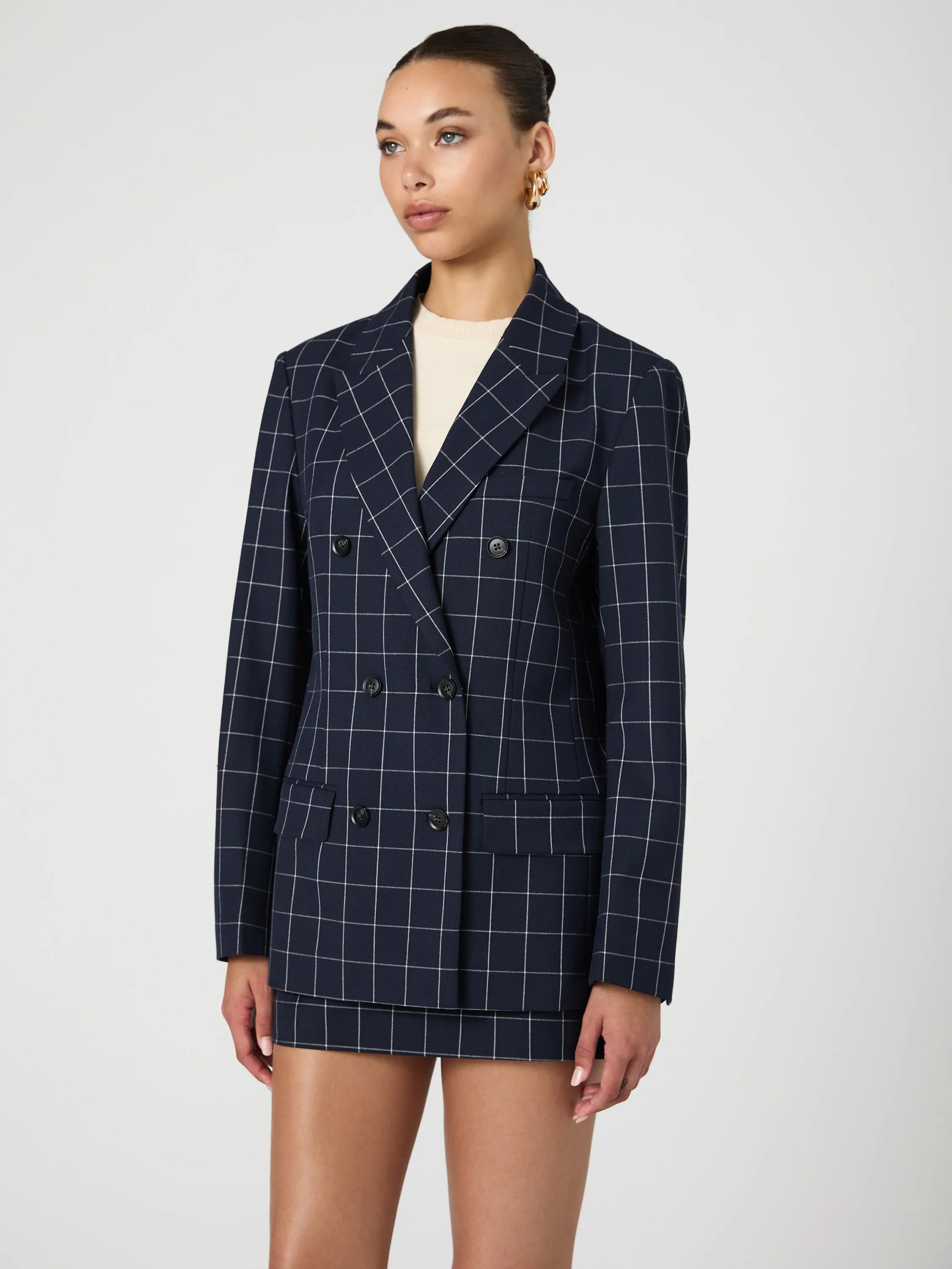 Window Pane Check Jacket