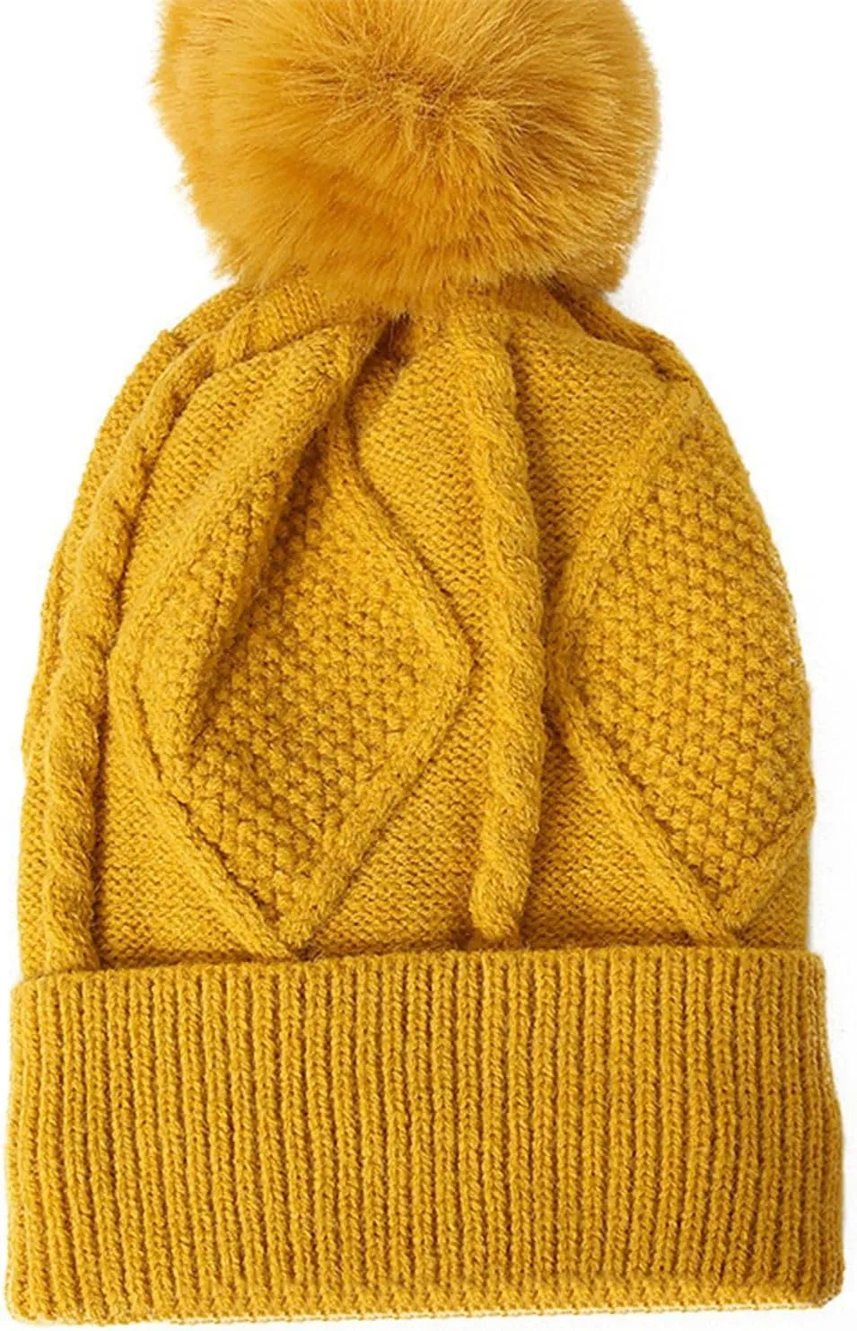Winter Beanie Hat Scarf Gloves,Women Warm Hoodie Knit Hat Long Scarf Neck Warmer Touchscreen Gloves Set Gifts