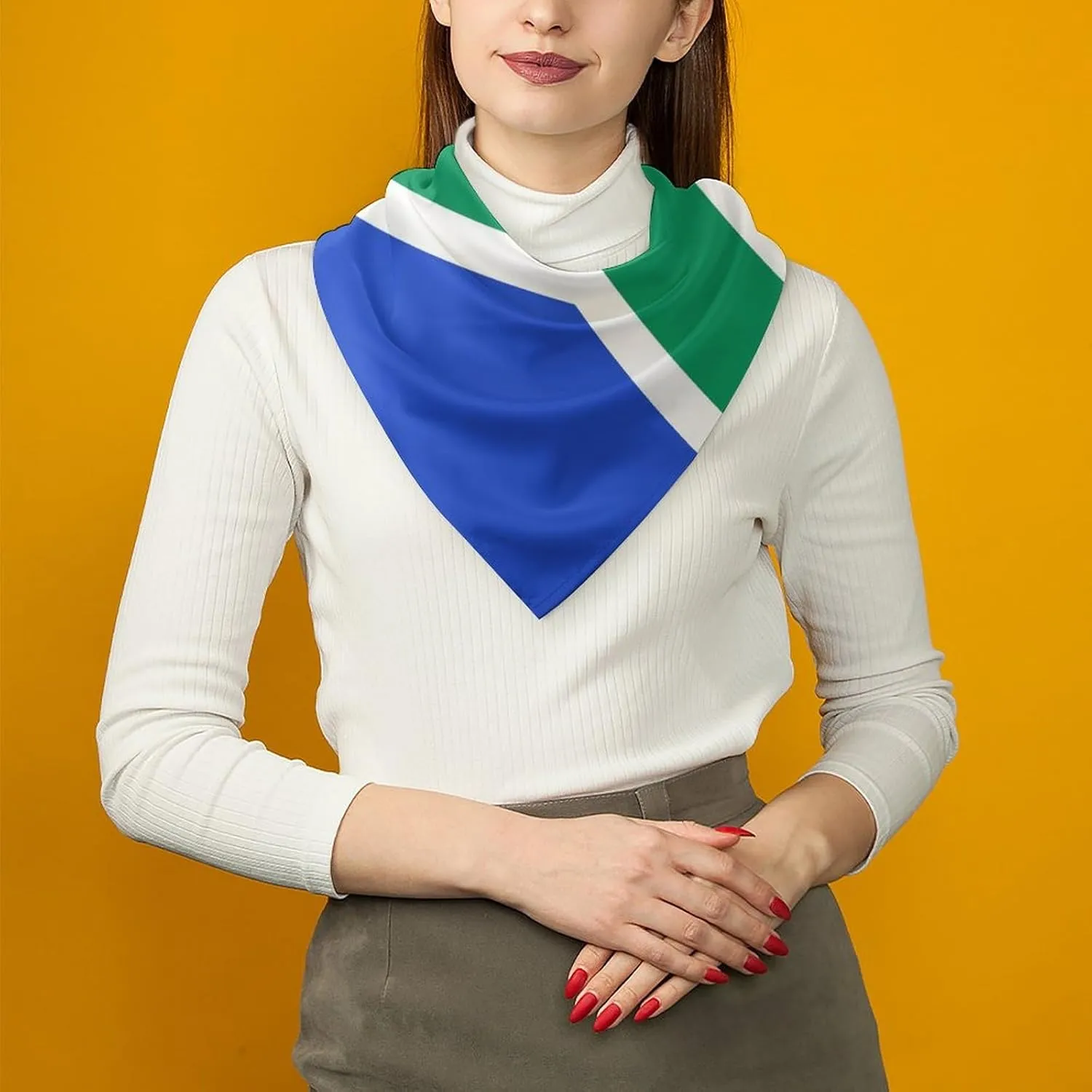 Women Silk Like Hair Scarf Head Sleeping Wrap Satin Headscarf