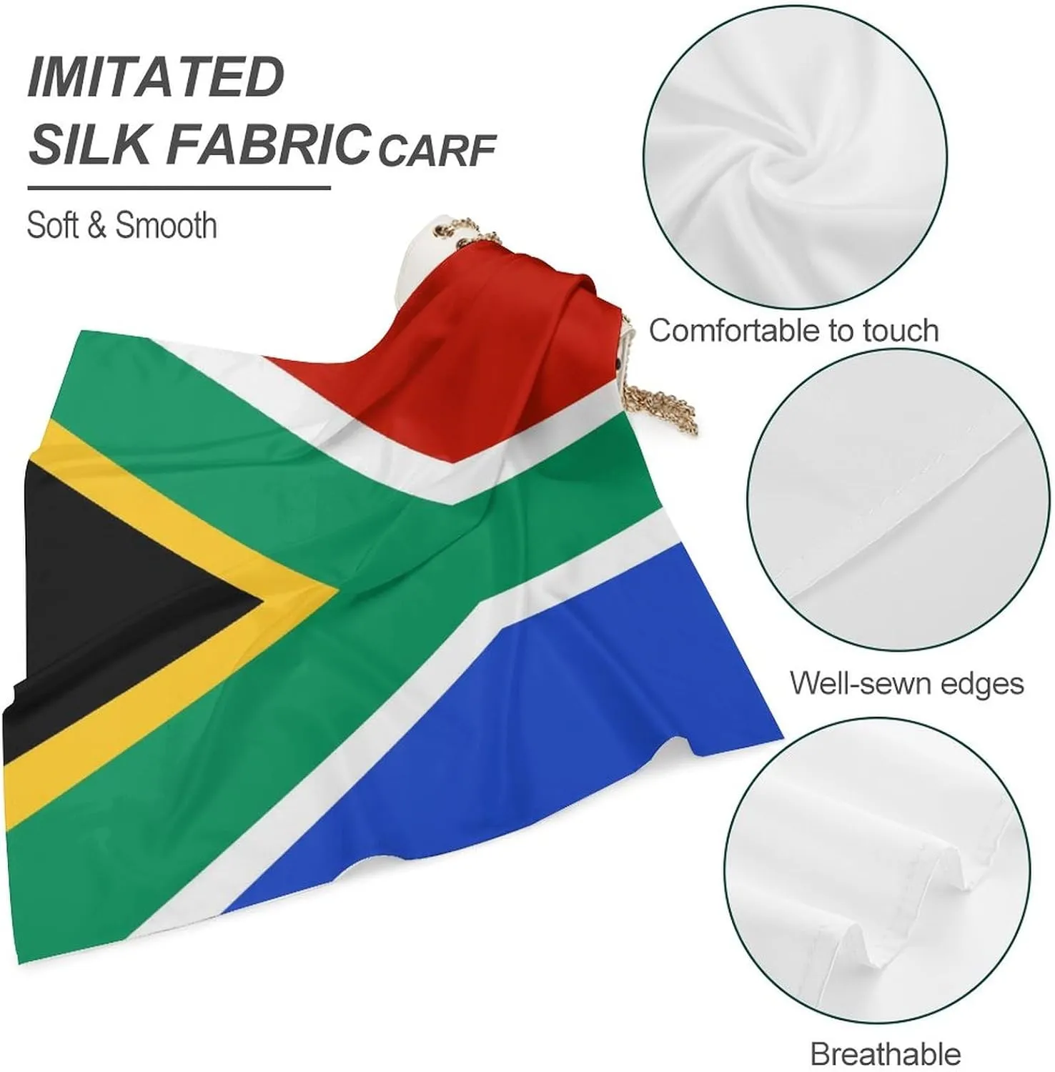 Women Silk Like Hair Scarf Head Sleeping Wrap Satin Headscarf