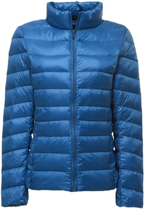 Women'S Packable Ultra Light Weight Short Down Jacket Women Slim Fit Portable Puffer Jacket
